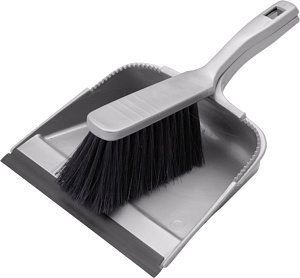 СОВОК со щеткой сметкой Ворс щетки длинный Края совка оснащены зубчиками для чистки щетки СОВОК имеет резиновую кромку,SV3028СБ 000000000001193083