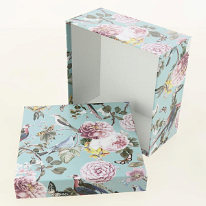 Коробка подарочная 21x21x11см Цветущий сад 000000000001206248