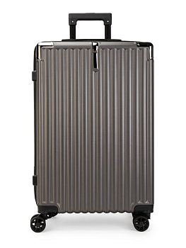 Чемодан на колесах L (48х30х75см) грани графит PC 000000000001226575