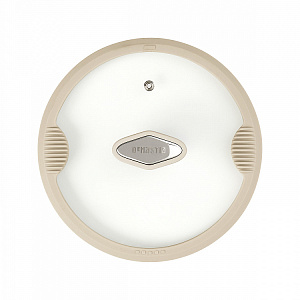 Сковорода с крышкой 24см DE'NASTIA глубокая силикон бежевый алюминий 000000000001223613