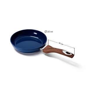 Сковорода 20см PHANTOM CHEF ручка soft touch индукция navy 000000000001221185