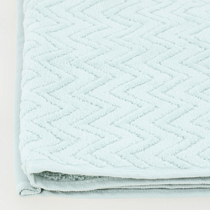 Полотенце махровое 70х130см LUCKY Зигзаг мятный хлопок 100% 000000000001214733