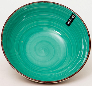 Тарелка суповая 18см 540мл ELRINGTON АЭРОГРАФ Изумруд керамика 139-23087 000000000001200768