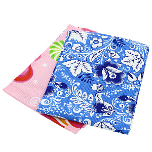 Набор вафельных полотенец, 50х70 см, хлопок, 2 шт. 000000000001031657