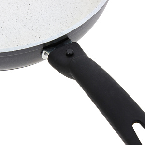 Сковорода 26см KUKMARA Палитра съемная ручка антипригарное покрытие черный алюминий 000000000001121245