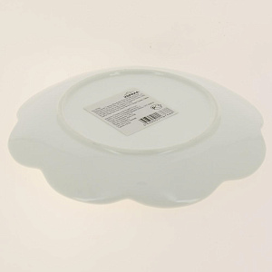 Тарелка 20см ф.кругБабочка белаяHD-010W 000000000001181053