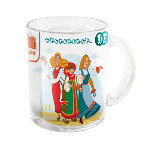 Набор детский посуды PRIORITY Три богатыря Царевны стекло 000000000001216544