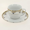 Набор чайный 12 предметов (чашка 220мл-6шт/блюдце-6шт) BALSFORD узоры подарочная упаковка фарфор 000000000001180709