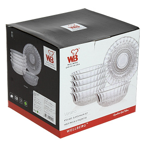 Набор салатников Wellberg, 6 шт. 000000000001157871