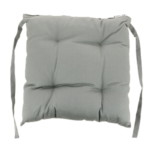 Подушка на стул ПОСУДА ЦЕНТР 38x38см серый 100%Хлопок PC02359 000000000001200513