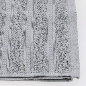 Полотенце махровое 35х70см LUCKY серое жаккард 100% хлопок 000000000001211696