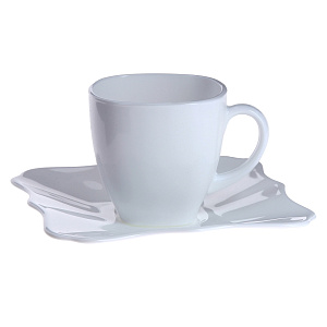 Чайный набор Authentic White Luminarc, 220мл, 12 предметов 000000000001003999