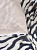 Плед меховой DE'NASTIA Зебра 150х200см 100%Полиэстер белый/серый T040128 000000000001193007