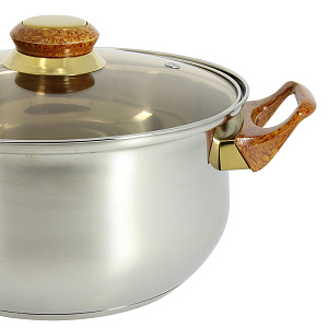 Набор кастрюль АМЕТИСТ 11 предметов FORA нержавеющая сталь S18202 000000000001108809