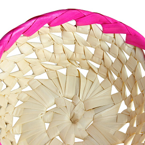 Фруктовница Дока, 28х19х7 см, лист пальмы 000000000001097785