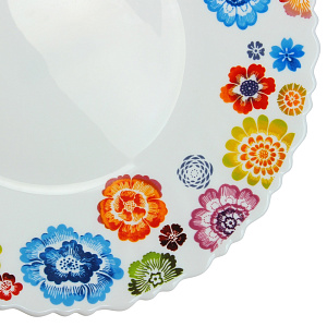 Тарелка обеденная 25,5см FARFORELLE МАРГАРИТКИ M22061 000000000001090809