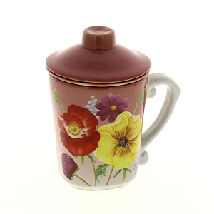 Кружка заварочная 350мл Хризантемы 000000000001178513
