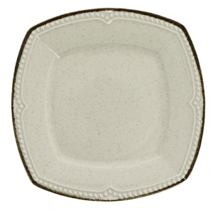 Тарелка десертная D21см DE'NASTIA DONNA молочный фарфор 000000000001209932