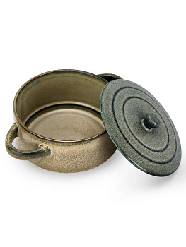 Горшок для запекания 14х20х8см керамика 000000000001228934