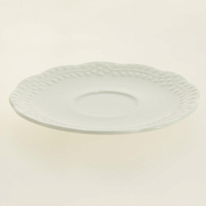 Пара чайная 175мл/блюдце TULU PORSELEN BUSRA белый фарфор 000000000001208264