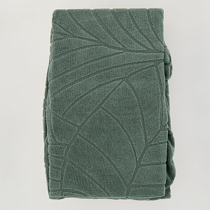 Чехол на стул 43x43x61см LUCKY Листья зеленый 97% полиэстер 3% эластан 000000000001212448