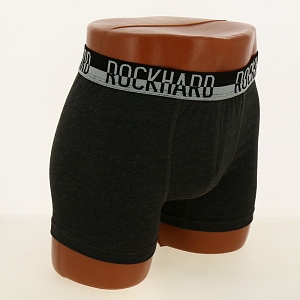 Трусы мужские Rockhard BOXERS S темно-серый 95%хлопок 5%эл 000000000001190404