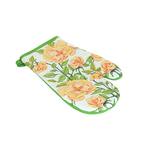 Набор прихватка и рукавица Розы Фото-графика Мультидом, хлопок, 2 предмета 000000000001133603