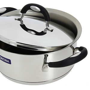 Кастрюля с крышкой 2,85л TRAMONTINA Duo Silicone 62483/200-TR 000000000001087620