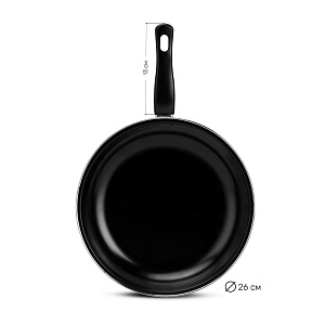 Сковорода 26см углеродистая сталь 000000000001219978