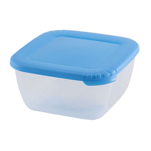 Контейнер для СВЧ 950мл ПОЛИМЕРБЫТ Лайт квадратный пластик 000000000001059344