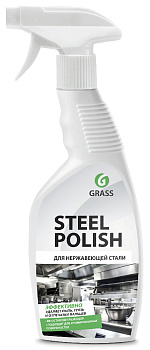Чистищее средство для стали хром/пыль/грязь/жир/налёт Steel Polish  GRASS 218601 600мл 000000000001198775
