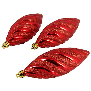 Набор декоративных украшений Сосулька Посуда Центр, 13 см, 3 шт. 000000000001161744