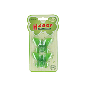 Набор крючков Бабочки Мультидом, полистирол, 2 шт. 000000000001126893