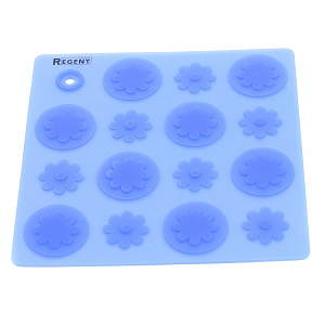 Прихватка-подставка REGENT Цветы, силикон, 17*17 см. 93-SI-CU-04.2 000000000001013263