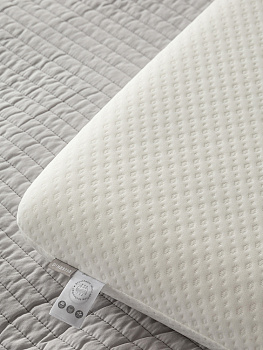 Подушка анатомическая 58x38,5x13см DE'NASTIA Dream мемори широкий край белый полиэстер/пенополиуретан 000000000001226887