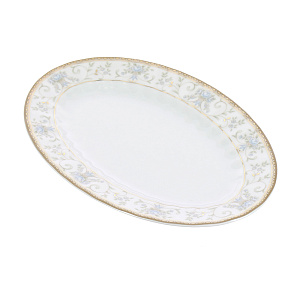 Блюдо овальное 32см Голубой узор LUISA248GS Oval32 000000000001136160