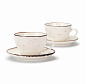 Набор чайный 4 предмета TULU PORSELEN Milky фарфор