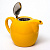 Чайник заварочный 1,3л ПОСУДА с фильтром, желтый 000000000001177797
