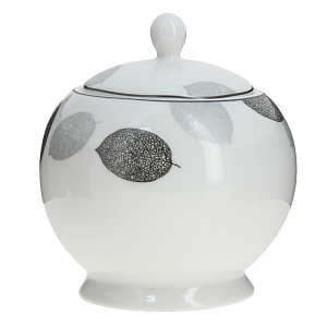 Сахарница 500мл ESPRADO Bosqua Platina костяной фарфор 000000000001168731