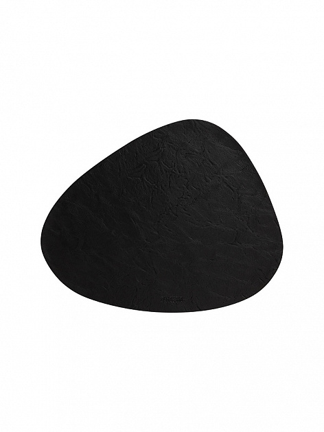 Салфетка сервировочная 45x36см  DE'NASTIA Металлик камень черный ПВХ 000000000001221292