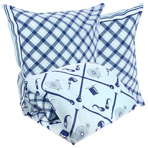 Комплект постельного белья Био Павлина, евро, бязь 000000000001138816