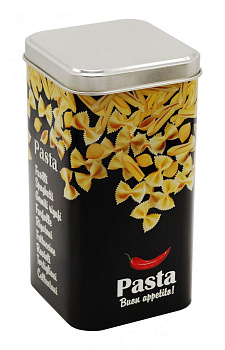 Банка для сыпучих продуктов 1,4л НОВЫЙ АРГУМЕНТ Микс Паста-Крупы жесть 000000000001217528