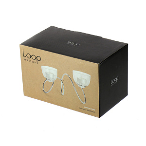 Подсвечник T-Loop Black+Blum, стекло 000000000001123294