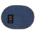 Салфетка сервировочная 40х30см DE'NASTIA Овал с контрастным краем синяя/бежевая 70% полипропилен 30% полиэстер 000000000001208018