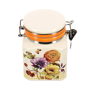 Банка для сыпучих продуктов Элегия Коралл, 650мл 000000000001135744