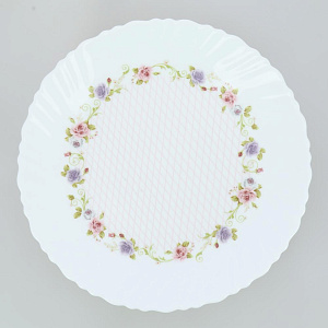 Тарелка десертная 19см КОРАЛЛ Gloria стеклокерамика 000000000001208033