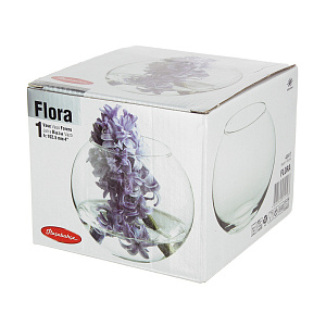 FLORA Ваза-шар для цветов 10,25см 800мл PASABAHCE стекло 43417 000000000001034543