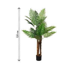 Искусствеенное дерево 120см Пальма в кашпо пластик 000000000001224021