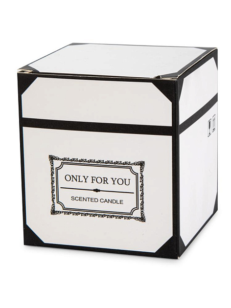 Свеча в стакане 8х7см Day&Night черная 000000000001220773