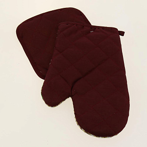 Набор кухонный варежка+прихватка 23х15,5см15,5х15,5см FORA овощи 000000000001184667